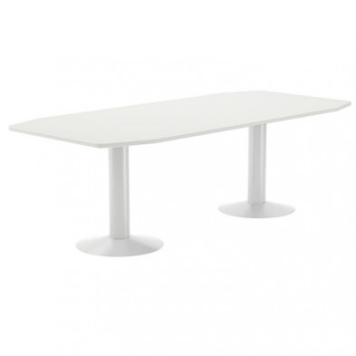 Mesa Rectangular Rocada LÃ­nea Meeting 220x100x72cm Blanco/Blanco