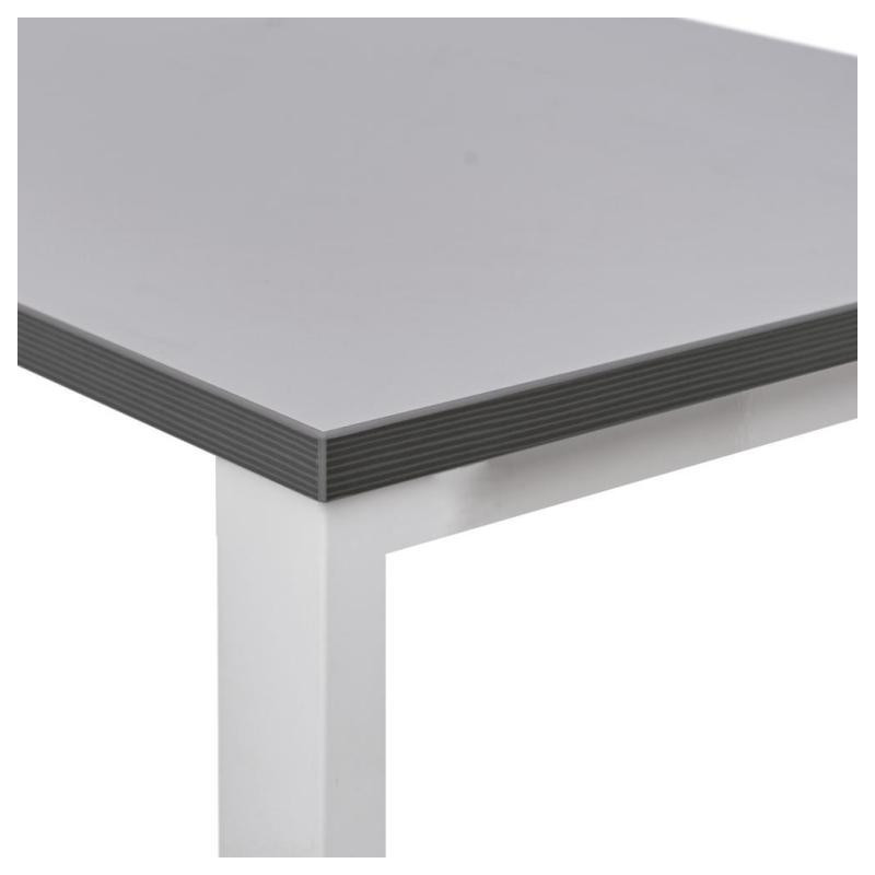 Mesa Rocada LÃ­nea Total 140x80cm Blanco/Gris