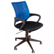 Silla Oficina Plus Office Mesh Basic Azul