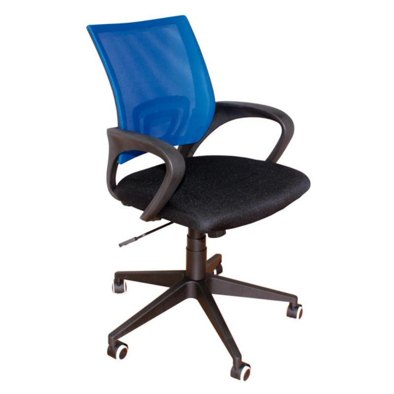 Silla Oficina Plus Office Mesh Basic Azul