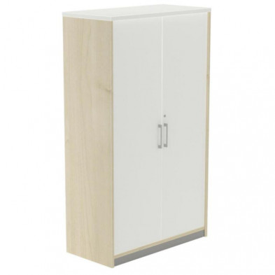 Armario Medio Con Puertas Rocada de Melamina 1560x450x900 mm Haya/Blanco