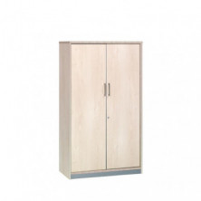 Armario Medio Con Puertas Rocada de Melamina 1560x450x900 mm Haya/Haya