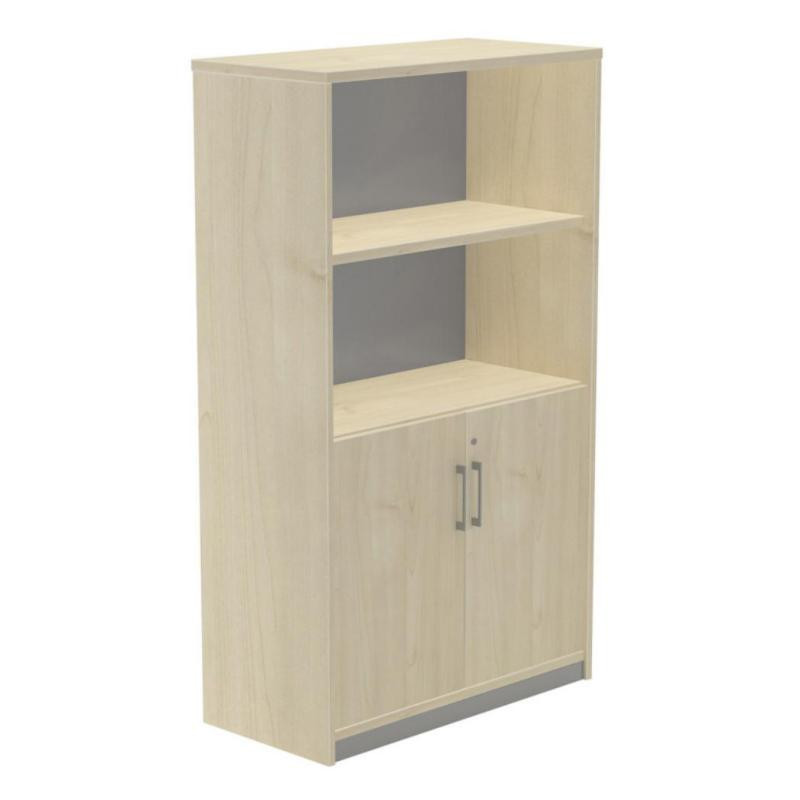 Armario Medio Con Puertas Bajas Rocada de Melamina 1560x450x900 mm Haya/Haya