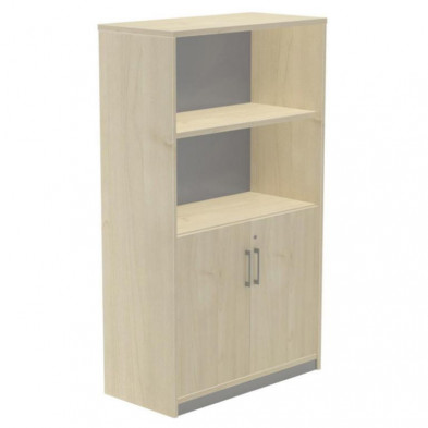 Armario Medio Con Puertas Bajas Rocada de Melamina 1560x450x900 mm Haya/Haya