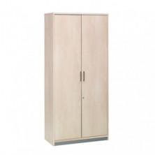 Armario Alto Con Puertas Rocada de Melamina 1950x450x900 mm Haya/Haya