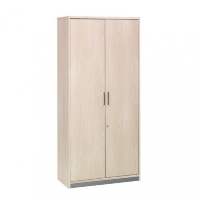 Armario Alto Con Puertas Rocada de Melamina 1950x450x900 mm Haya/Haya