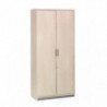 Armario Alto Con Puertas Rocada de Melamina 1950x450x900 mm Haya/Haya