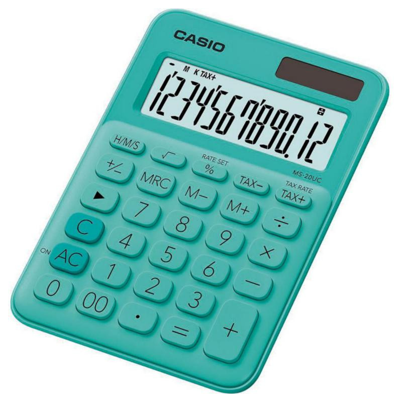 Calculadora Casio MS 20UC Verde