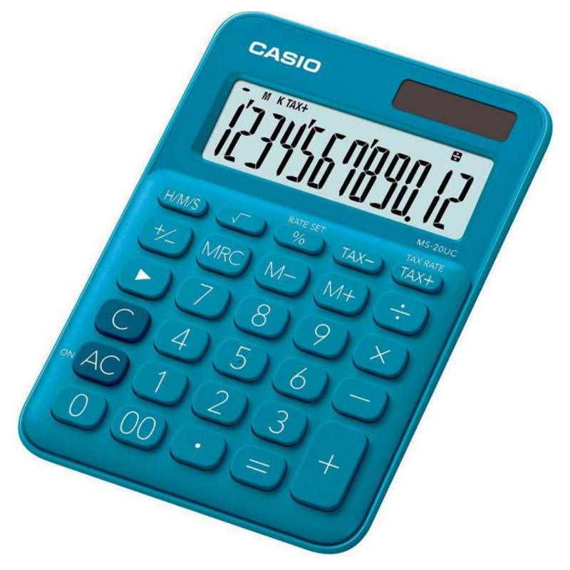 Calculadora Casio MS 20UC Azul