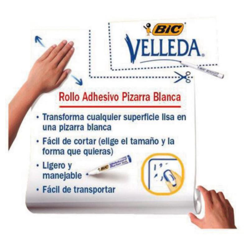 Pizarra en Forro Bic Velleda Adhesivo 670 x 1000mm