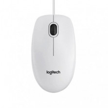 RatÃ³n Ãptico Logitech con cable B100 Blanco