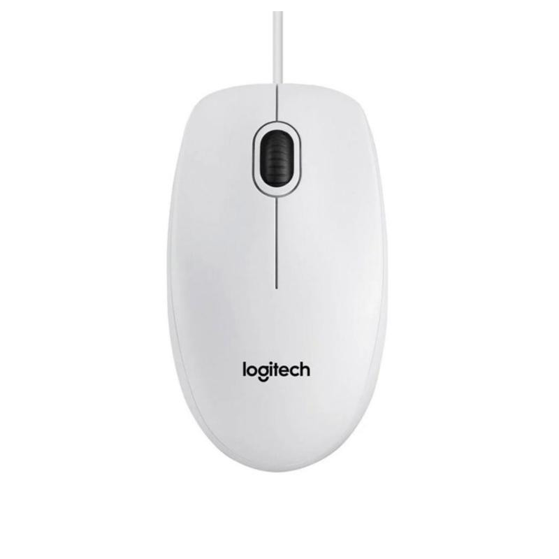 RatÃ³n Ãptico Logitech con cable B100 Blanco