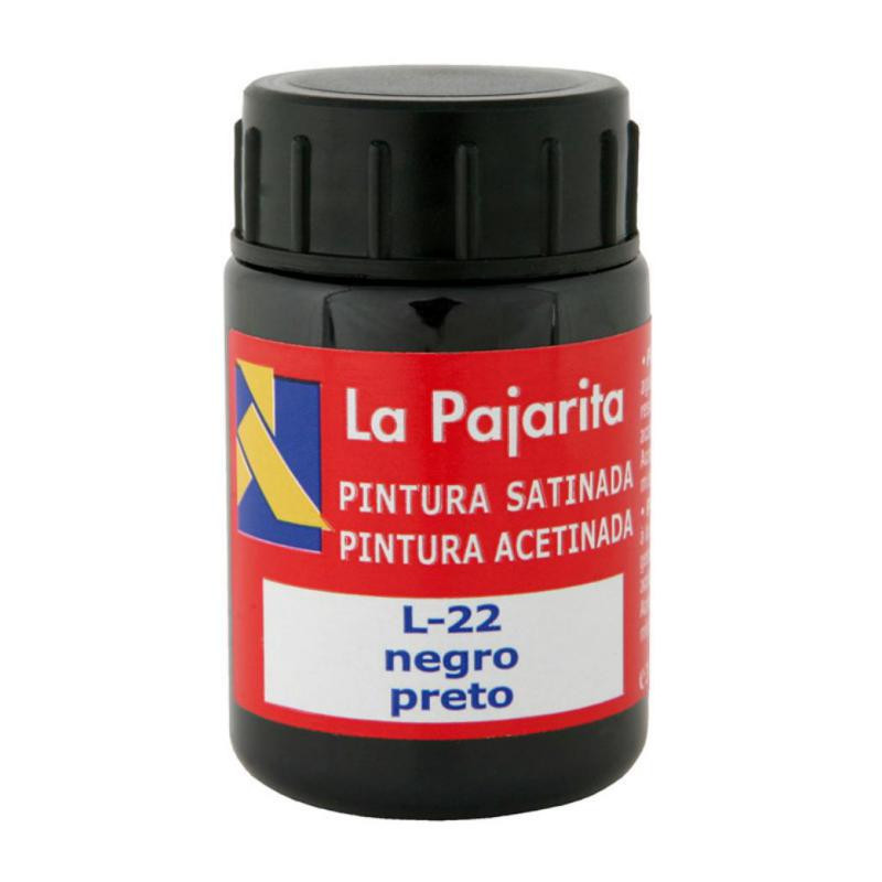 TÃ©mpera La Pajarita 35ml. Negro