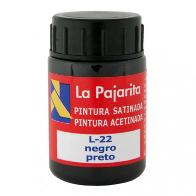 TÃ©mpera La Pajarita 35ml. Negro