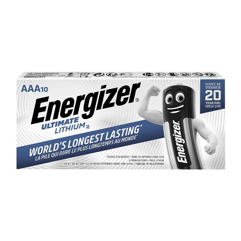 Pilas Energizer Ultimate Lithium AAA /10 ud