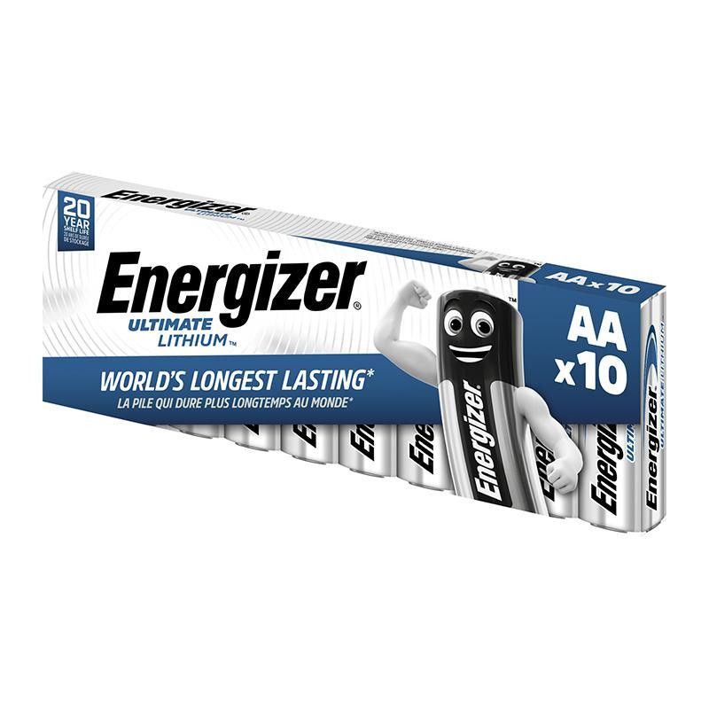 Pilas Energizer Ultimate Lithium AA /10 ud