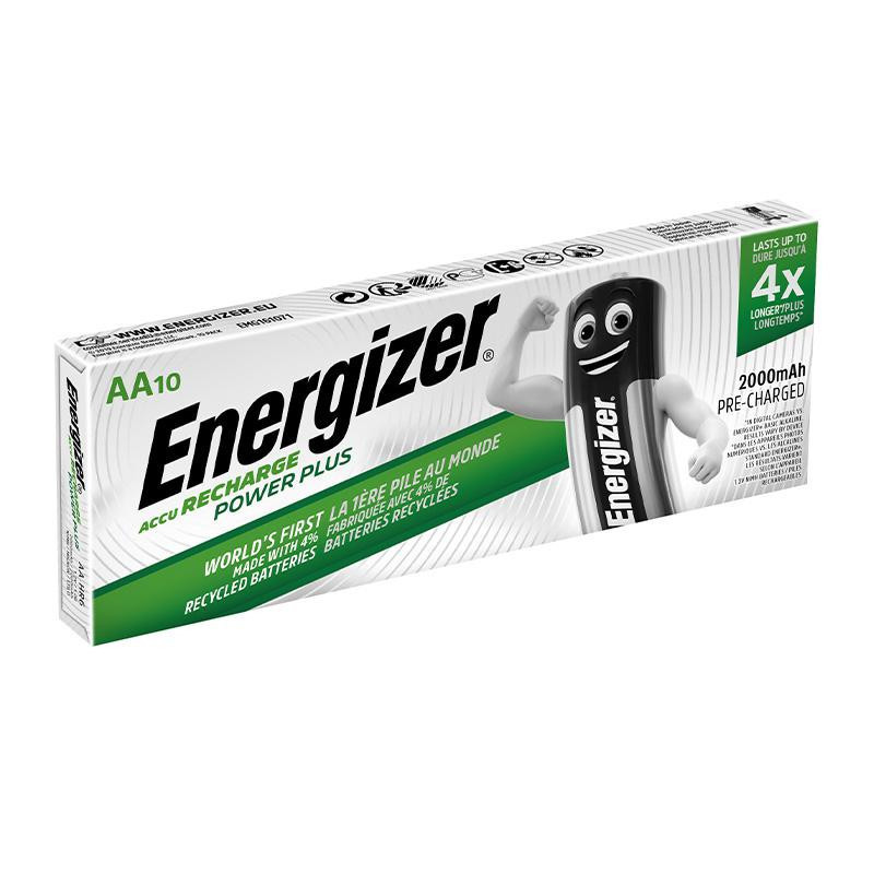 Pilas Recargables Energizer Alcalinas AA /10 ud