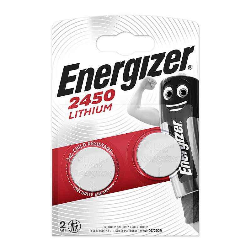 Pilas Energizer BotÃ³n CR2450-3V /2 ud