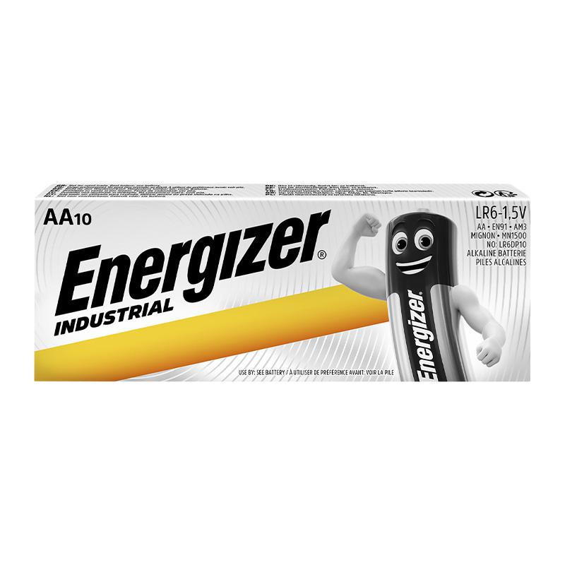 Pilas Energizer Alcalinas Industrial AA /10 ud