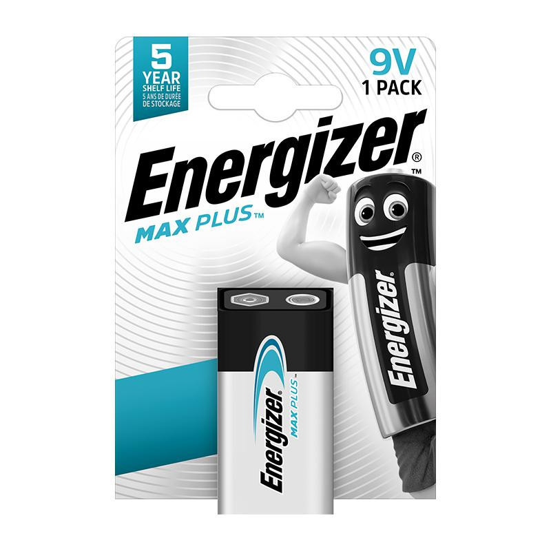 Pilas Energizer Alcalinas Max Plus 9V /1 ud