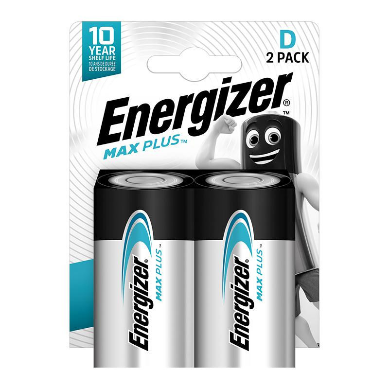 Pilas Energizer Alcalinas Max Plus D /2 ud