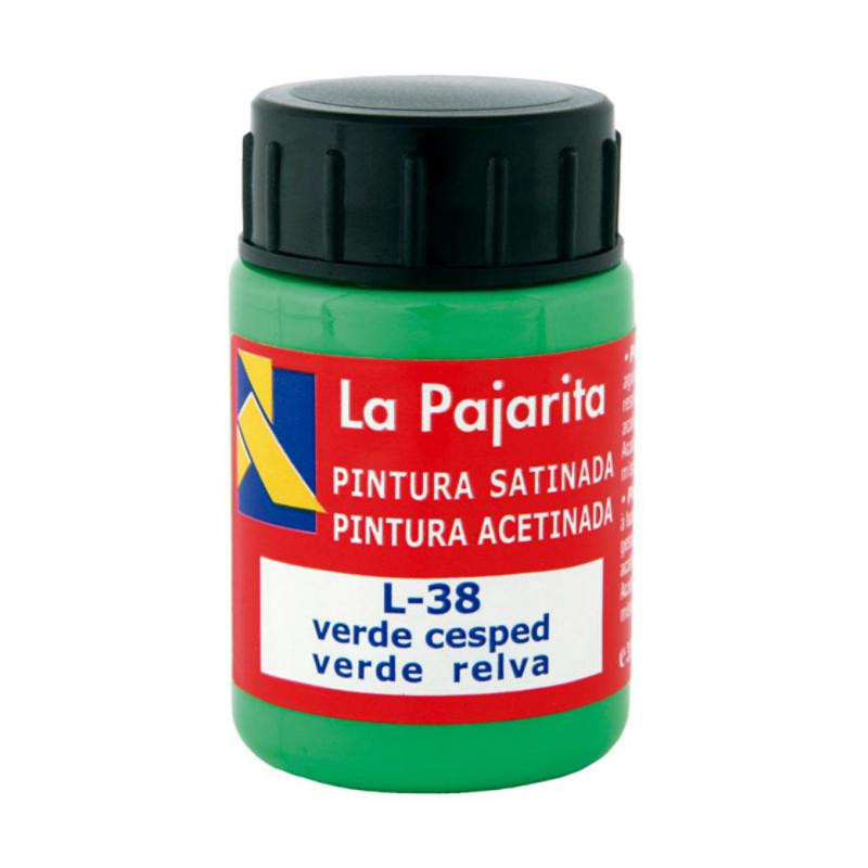 TÃ©mpera La Pajarita 35ml. Verde Cesped