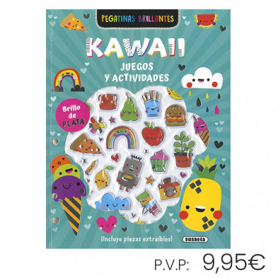 Libro Susaeta Kawaii Pegatinas