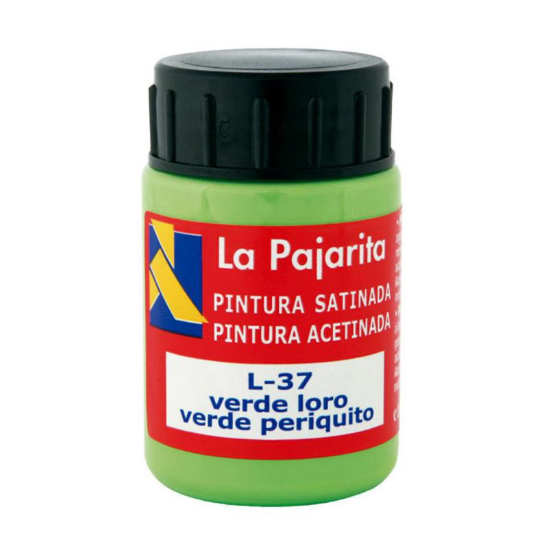 TÃ©mpera La Pajarita 35ml. Verde Loro