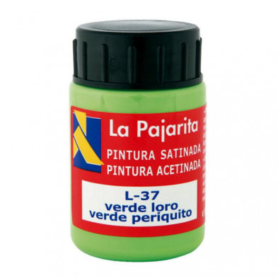 TÃ©mpera La Pajarita 35ml. Verde Loro