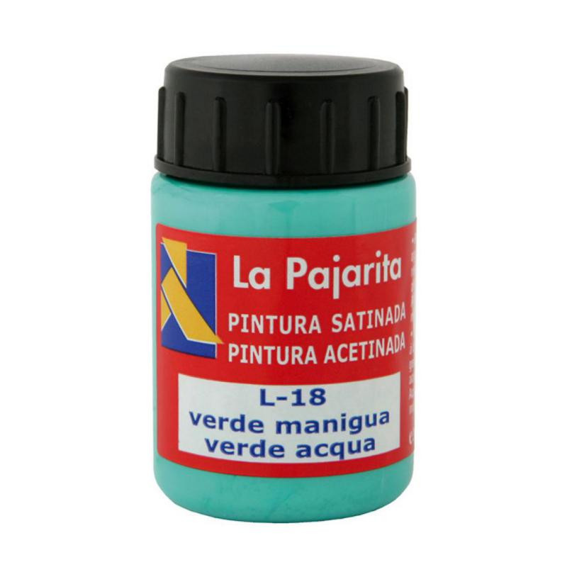 TÃ©mpera La Pajarita 35ml. Verde Manigua