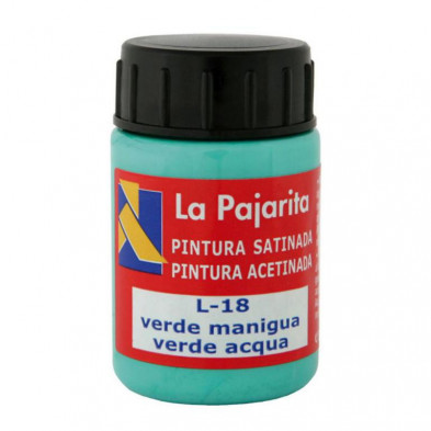 TÃ©mpera La Pajarita 35ml. Verde Manigua