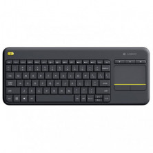 Teclado Logitech InalÃ¡mbrico K400 Plus Touch Negro