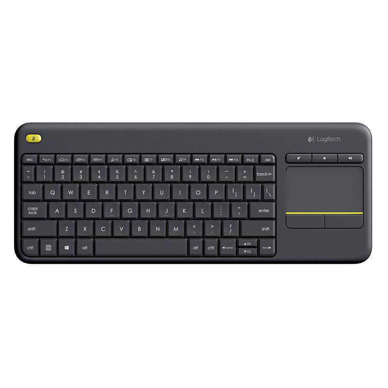 Teclado Logitech InalÃ¡mbrico K400 Plus Touch Negro