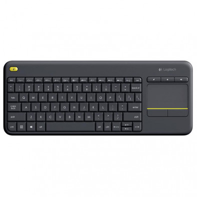 Teclado Logitech InalÃ¡mbrico K400 Plus Touch Negro