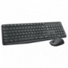 Conjunto Teclado + RatÃ³n Logitech InalÃ¡mbrico MK235 Negro