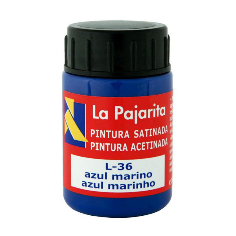 TÃ©mpera La Pajarita 35ml. Azul Marino