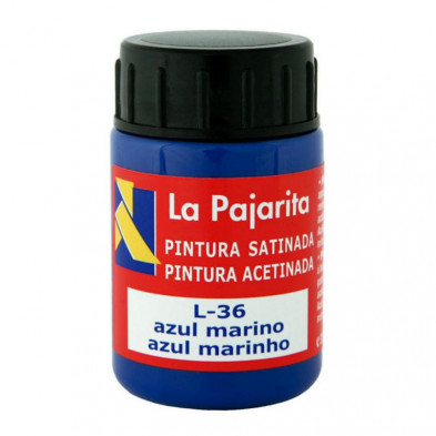 TÃ©mpera La Pajarita 35ml. Azul Marino