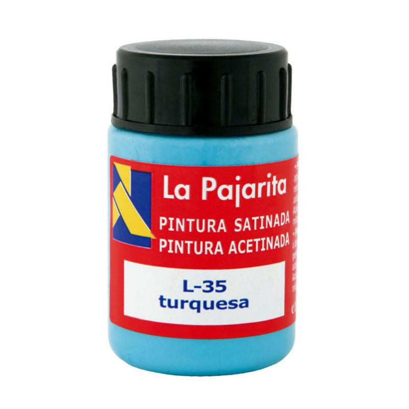 TÃ©mpera La Pajarita 35ml. Turquesa