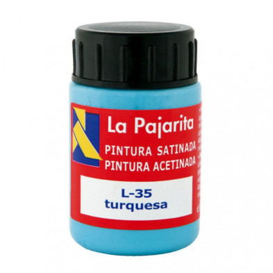 TÃ©mpera La Pajarita 35ml. Turquesa