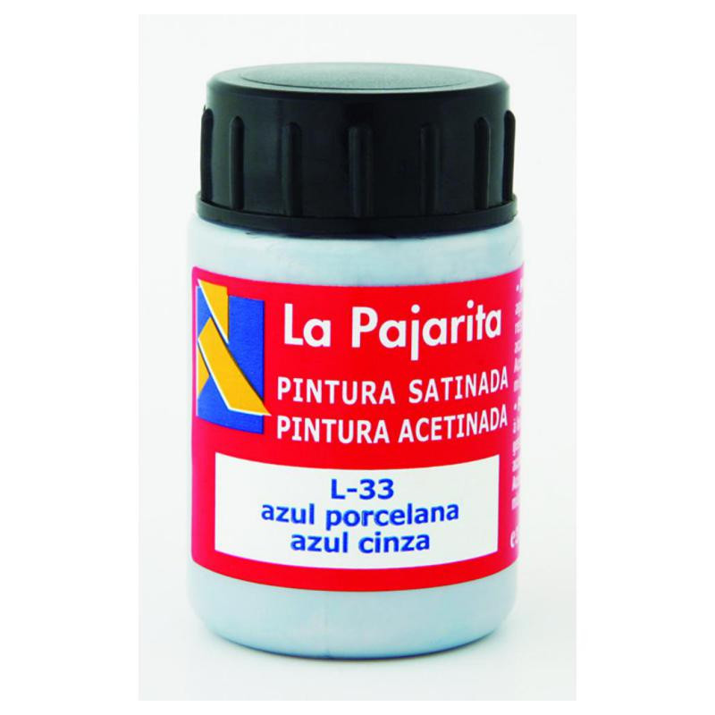 TÃ©mpera La Pajarita 35ml. Azul Porcelana