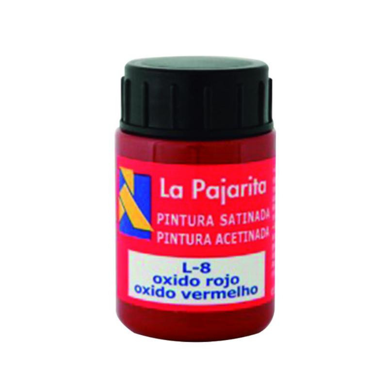 TÃ©mpera La Pajarita 35ml. Ãxido Rojo