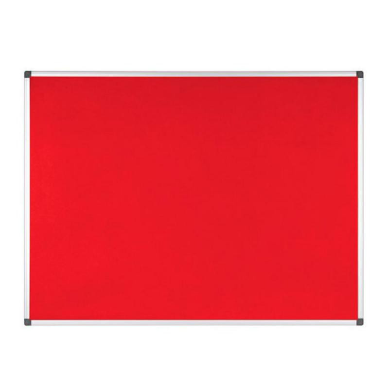 Tablero de Fieltro Bi-Office Rojo 180x120cm