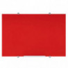 Pizarra Cristal Bi-Office MagnÃ©tica Roja 150x120cm