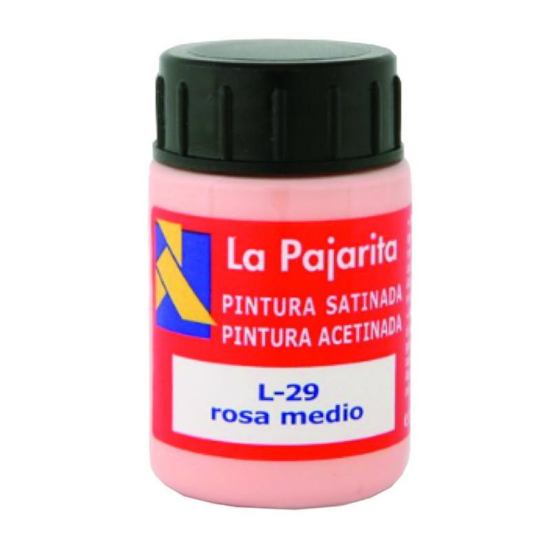 TÃ©mpera La Pajarita 35ml. Rosa Medio