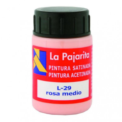 TÃ©mpera La Pajarita 35ml. Rosa Medio