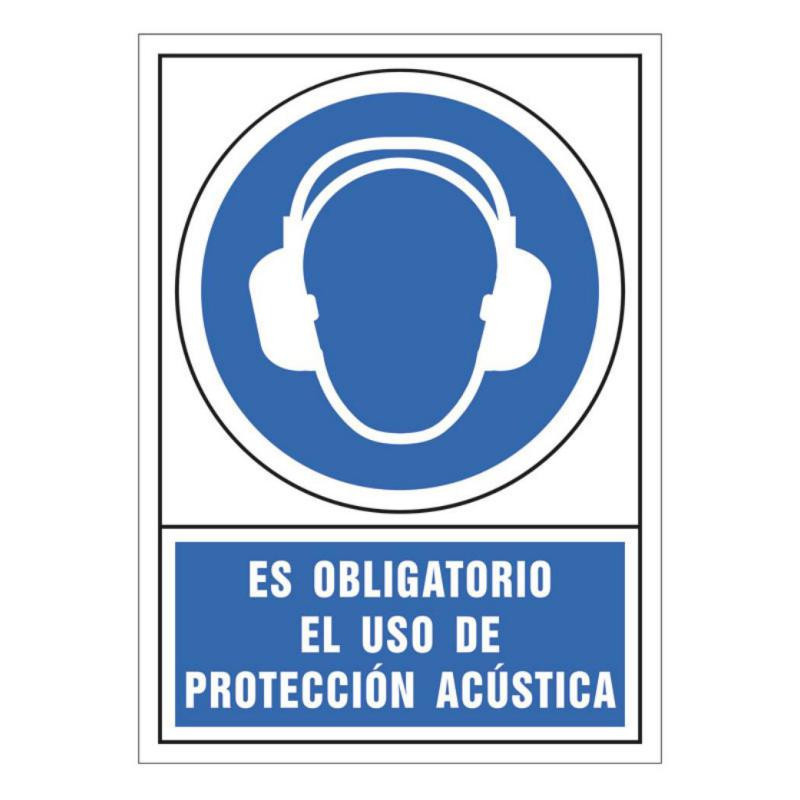 Uso obligatorio protecciÃ³n acÃºstica pictograma Sys