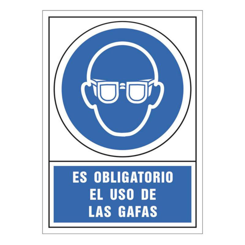 Uso obligatorio gafas pictograma Sys