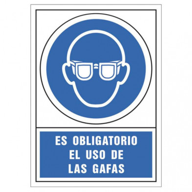 Uso obligatorio gafas pictograma Sys