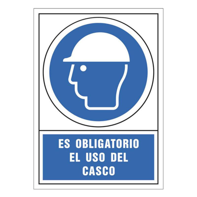 Uso obligatorio casco pictograma Sys