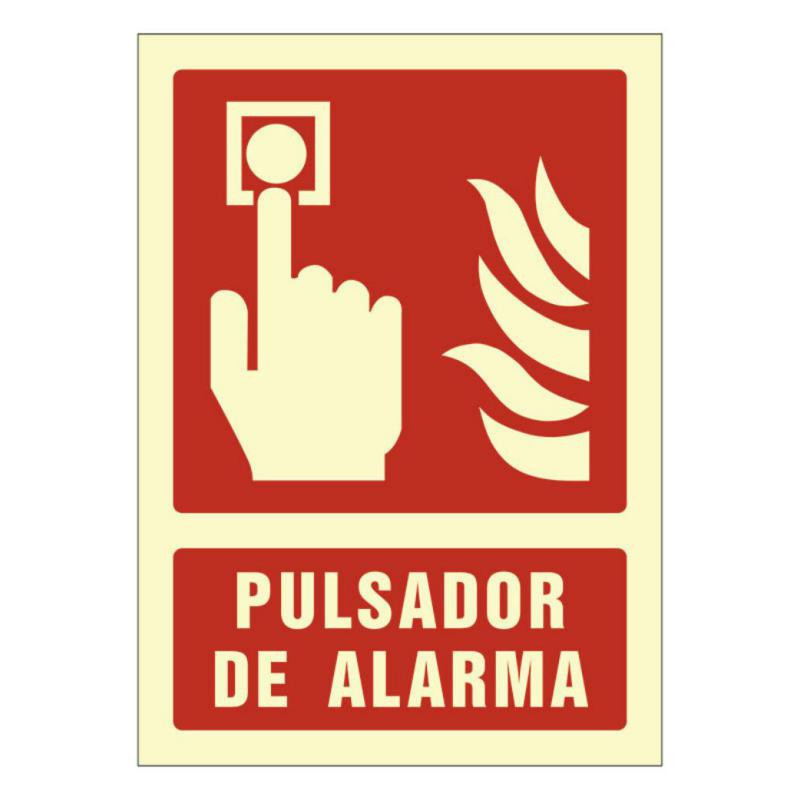 Pictograma Sys pulsador de alarma A4